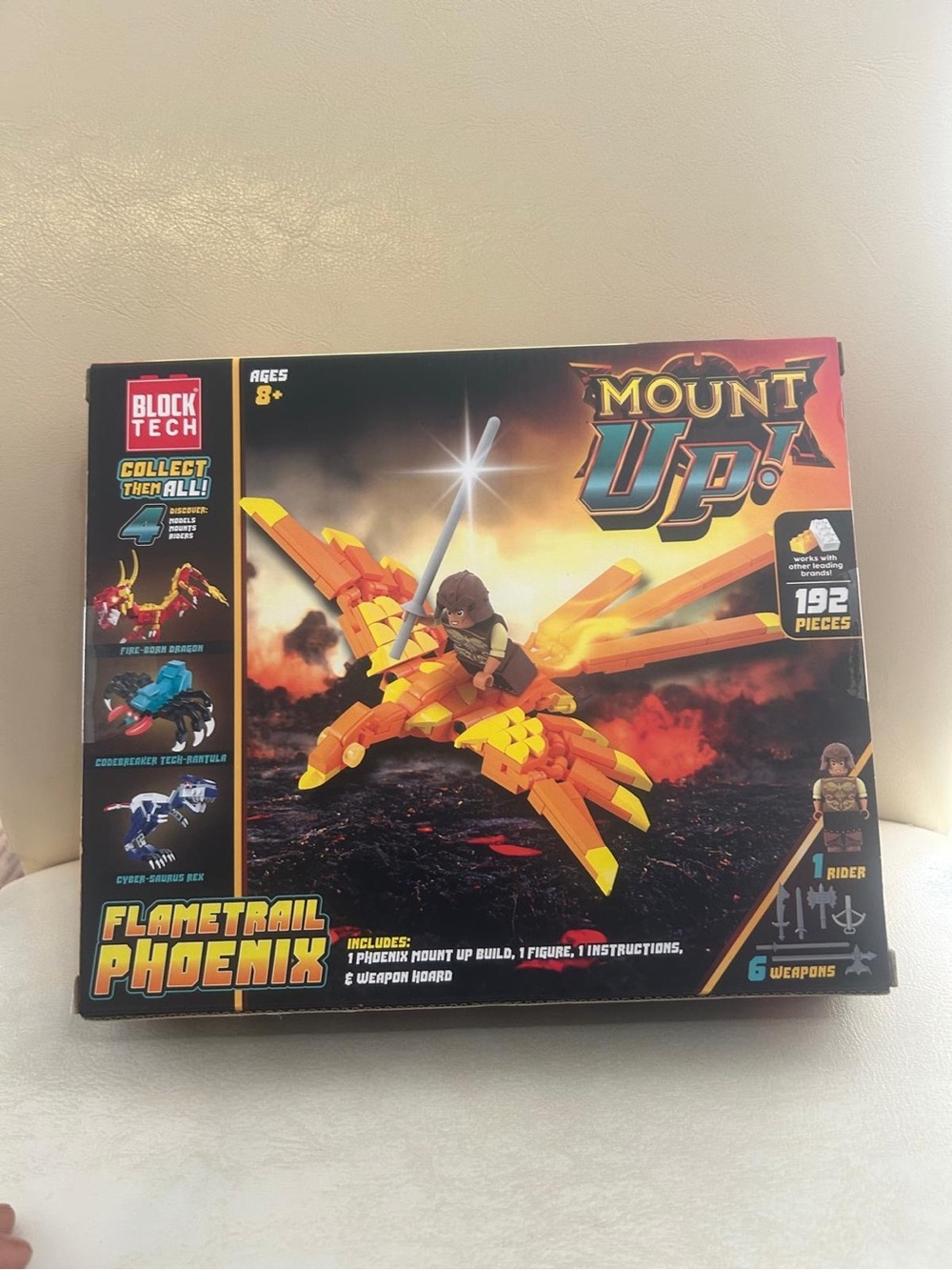 Mount Up! Flametrail Phoenix Building Set - - Orange